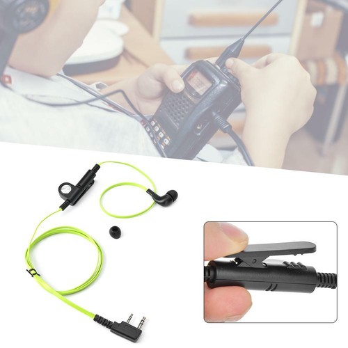2-pinowy zestaw słuchawkowy mikrofonu PTT Walkie Talkie Słuchawki douszne do radia Kenwood / Baofeng - Zdjęcie 12 z 28