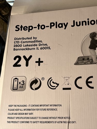 Fun Step-to-Play Junior Battery Operated Piano Mat Singing Carpet Dance Kids 2+ - Picture 4 of 24