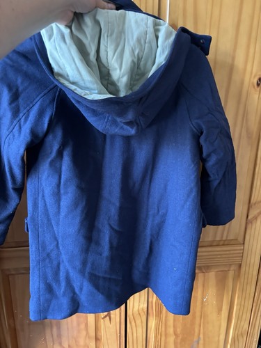 Boys Blue Wool Cos Coat Age 6 - Picture 4 of 5