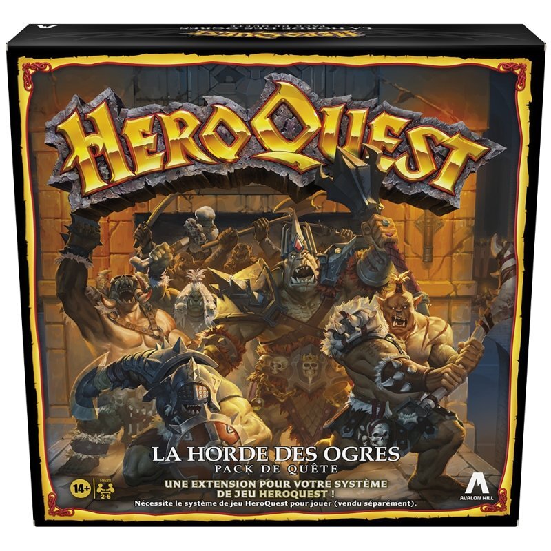 HeroQuest La Horde des Ogres, nouvelles figurines et quêtes exclusives