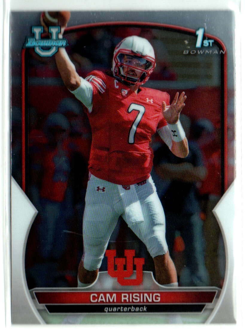 2022 Bowman U Chrome Cam Rising #76 1st Bowman University of Utah