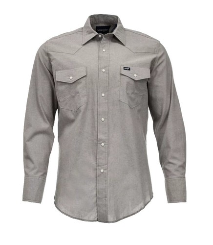 Chemise Vintage Wrangler Cowboy Western - Taille 17.5-36, XL, Multicolore