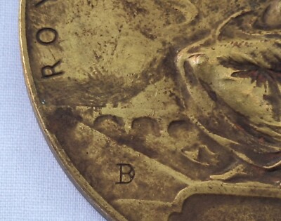 Universal Exhibition Liege 1905 -Kingdom Belgium old medal signed