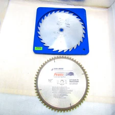 10" circular saw blades, two pieces