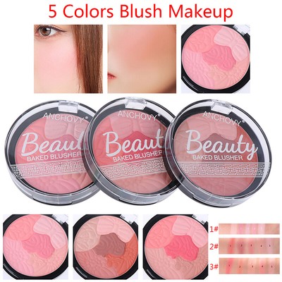 5 color blusher