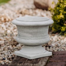 Trogolo per piante rustico trogolo fioriera 32 cm 14 kg 7 litri cemento antigelo