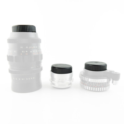 3x Gummischutz für EXA Objektiv #Rückdeckel #Kappe #lens back cover