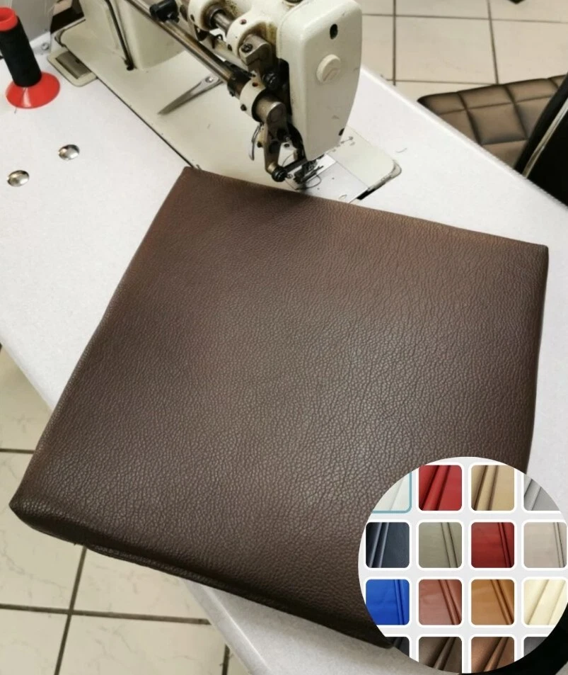 Sitzkissen Stuhlkissen Kunstleder Premium Schwarz Braun Beige Blau | Individuell - Bild 2 von 4