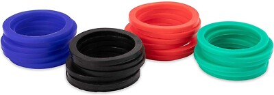 MABUA 24 Pcs Plastic Ring Toss Rings -Kids, Ring Toss Games, Rings for Ring Toss