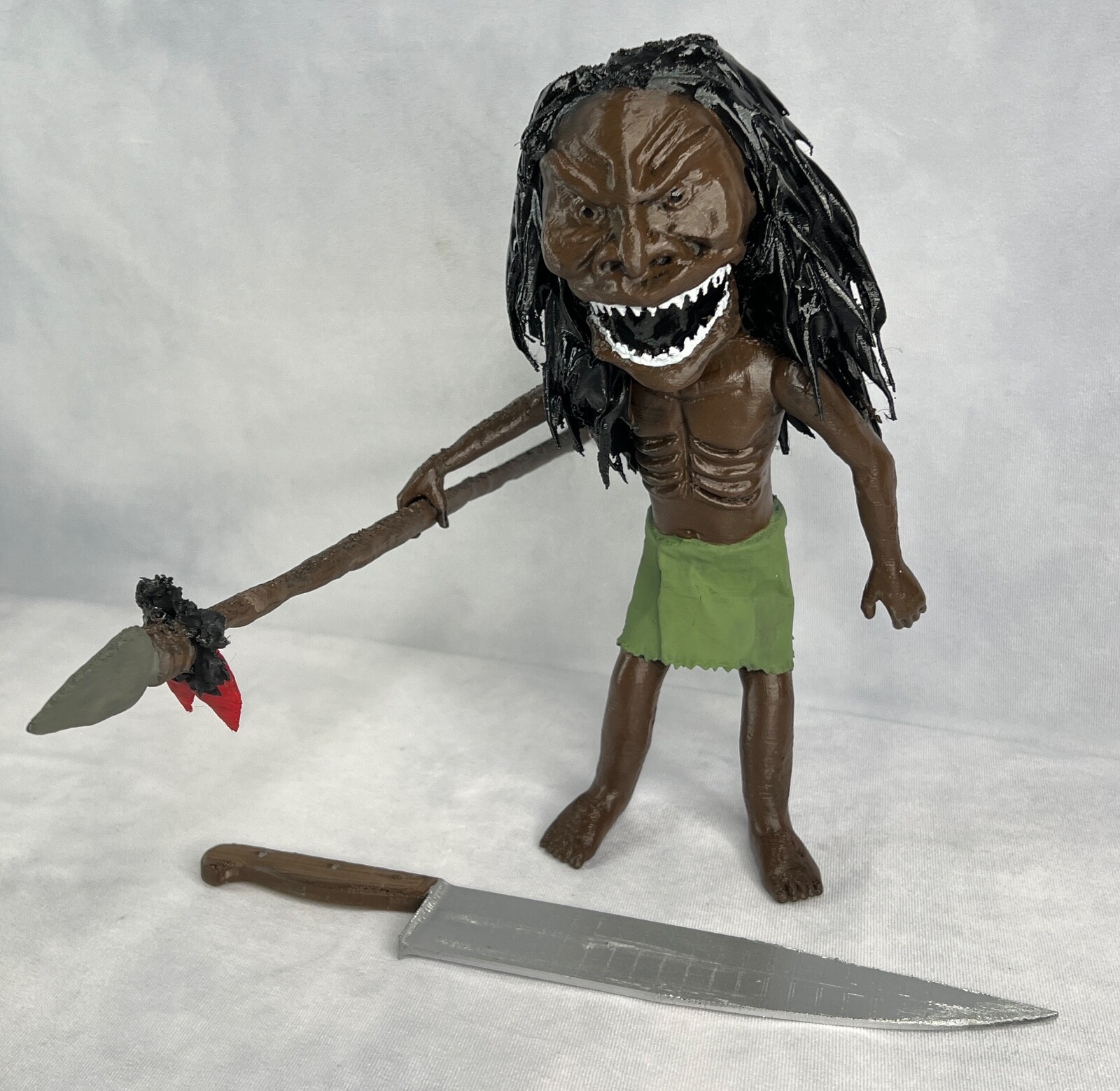 Trilogy of Terror Zuni Fetish Warrior Doll 13" Prop Replica with Spear
