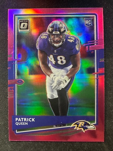 NFL Football 118 Patrick Queen RC Rookie 2020 Donruss Optic Pink Prizm NM - 第 1/2 張圖片