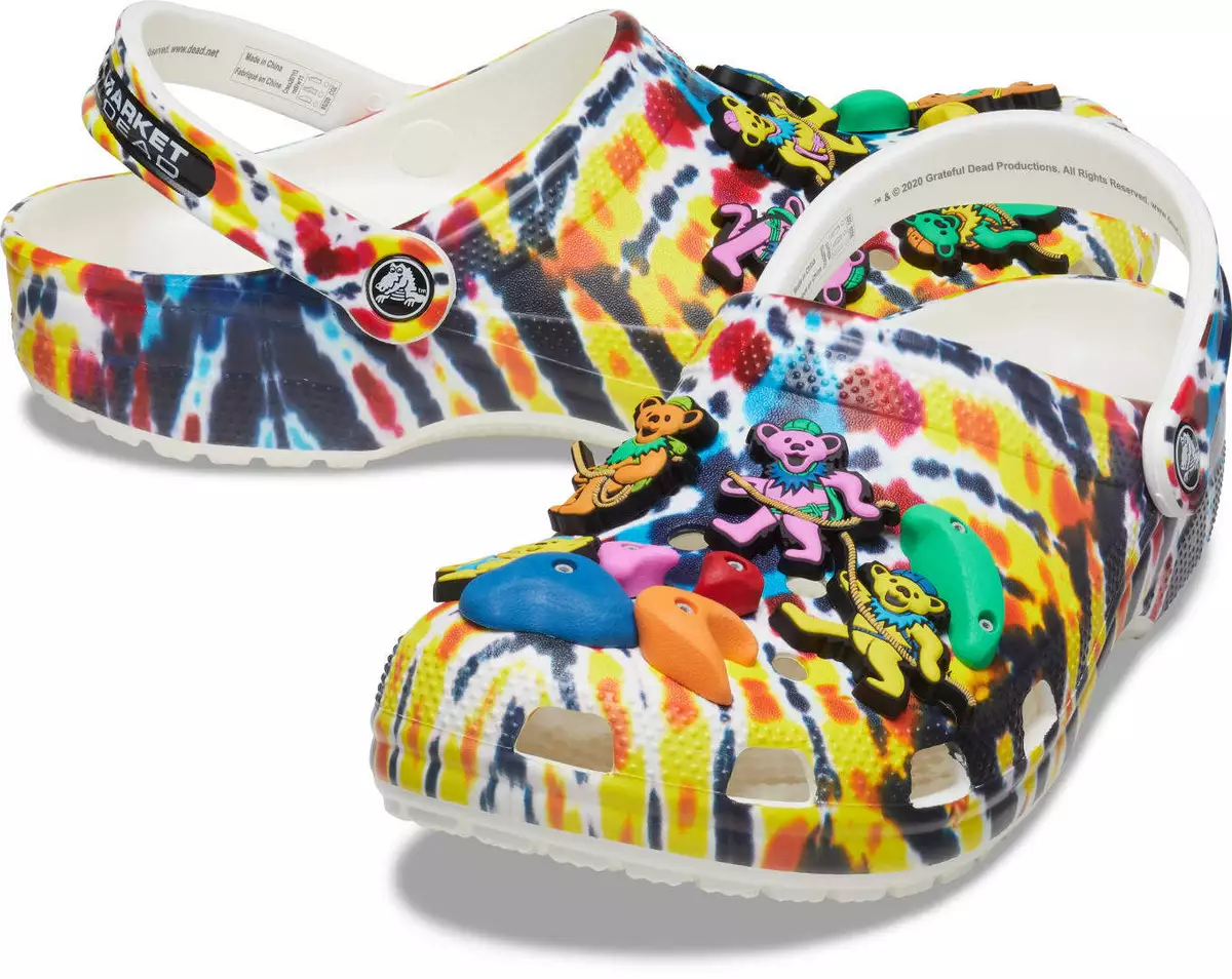 Chinatown Market x Grateful Dead Crocs Classic Clog Tie Dye