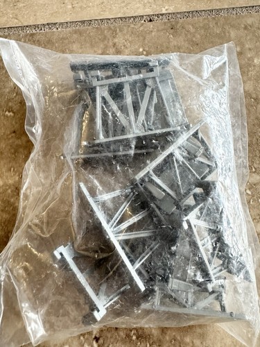 Vintage HO Scale Lot Signs Poles Bridge Trestles Sealed In Packages - Picture 12 of 15