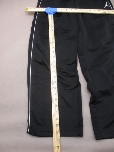 Air Jordan Size L (16-18) Girls BLK Stretch Waist Pocket Pull On Track Pants 798 - Picture 4 of 9