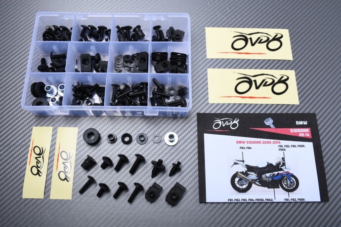 Vis de carénage noir haute résistance pour BMW S1000RR