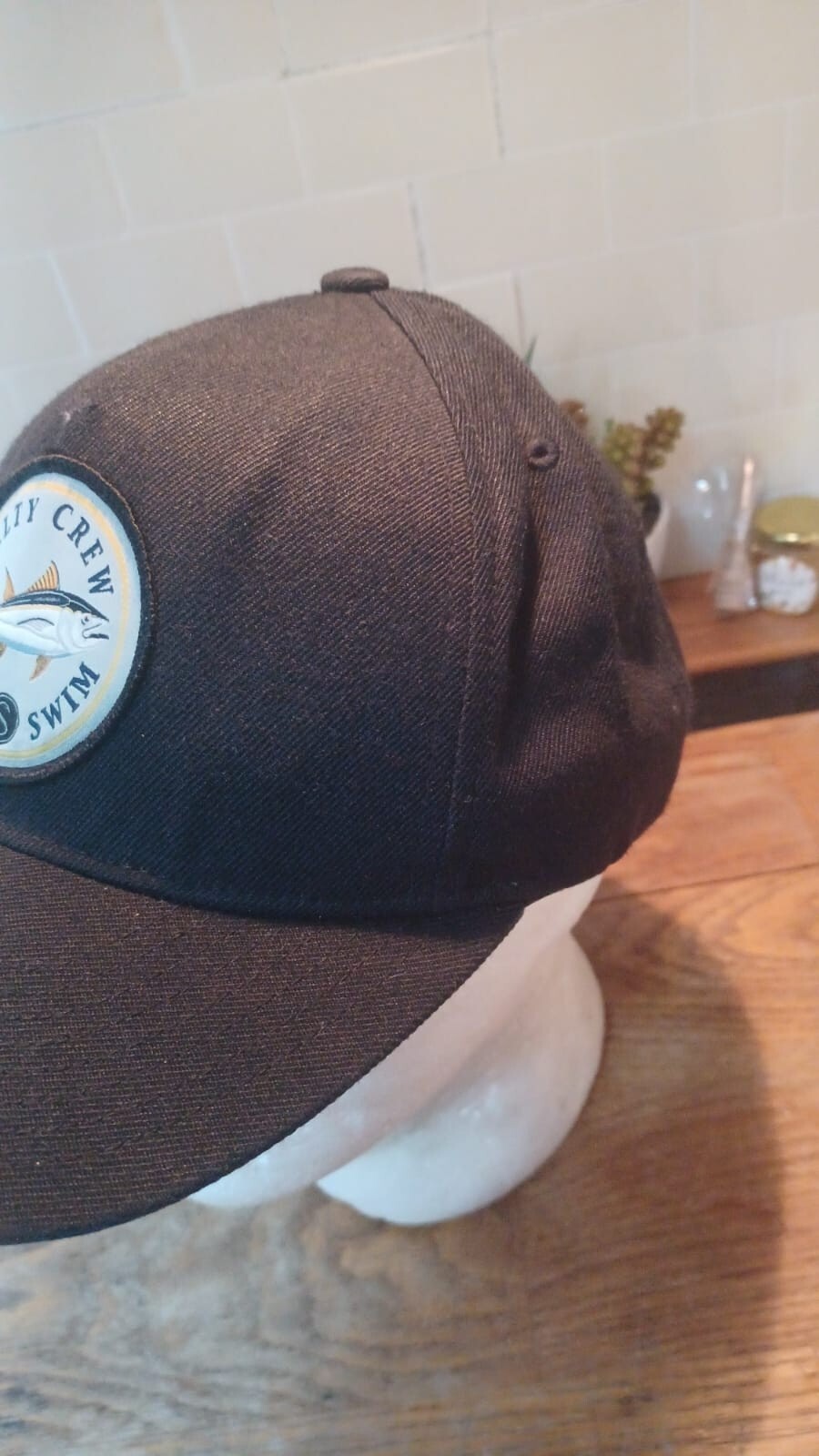 Salty Crew Sink Swim Patch Solid Black Adult Adju… - image 3