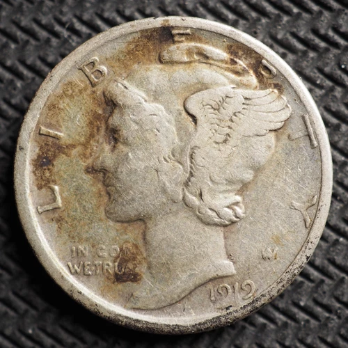 Photo of a 1919-P Mercury Dime from an eBay listing that sold on Jul 21, 2026