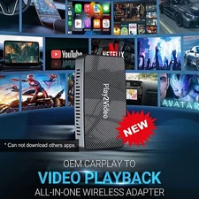 Play2Video AI Box Multimedia Adapter-Wireless Apple CarPlay/Android Auto adapter