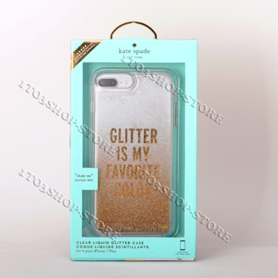 Kate Spade iPhone 7 Plus & iPhone 8 Plus Case Glitter Is My Favorite Color Gold