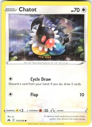 Chatot 112/159 Crown Zenith Common