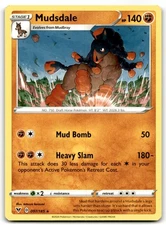 2020 Sword & Shield - Vivid Voltage Pokemon TCG Card #97 Mudsdale