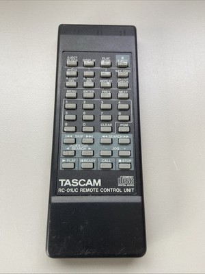 TASCAM RC-01UC Remote Control for CD-01U CD Player Tested Working OEM
