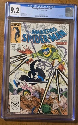 The Amazing Spider-Man #299 CGC 9.2  Key- 1st Appearance Eddie Brock April 1987