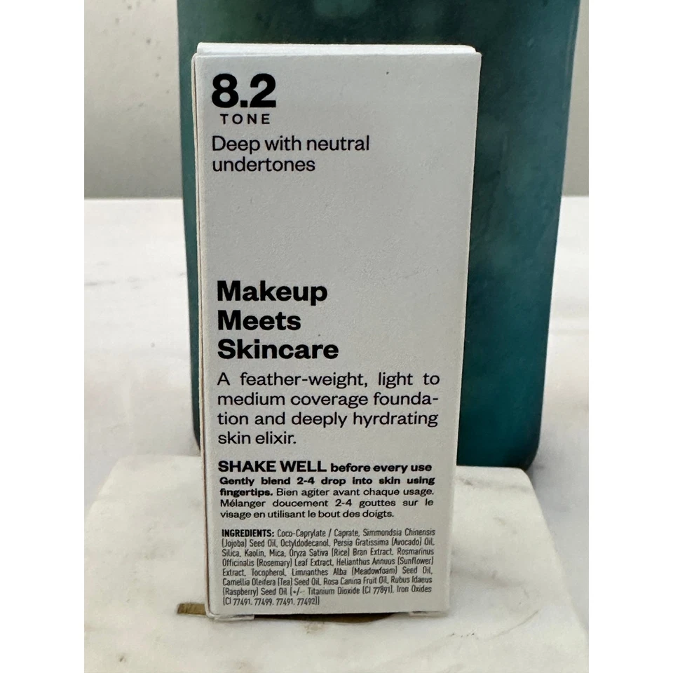 Kosas NIB Tinted Face Oil Foundation 1 fl oz Tone 8.2 DISCONTINUED - Image 4 of 4