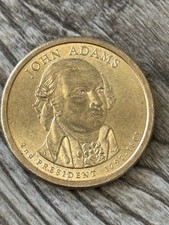 John Adams Presidential $1 Coin Uncertified Variety $1 Denomination