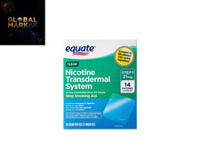 Equate Nicotine Patch Step 1 21 mg 14 ct Clear vs Nicoderm CQu00ae