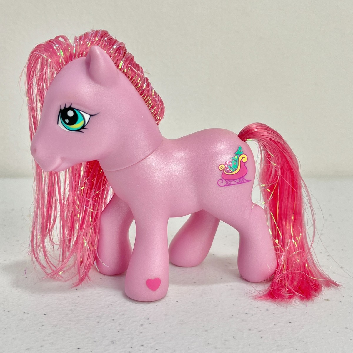 G3 My Little Pony Winter Wish Pink Sleigh Christmas Tree Hasbro