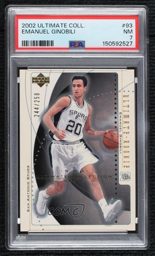 Emanuel Ginobili #93 2002 Ultimate Collection card