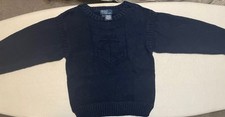 Ralph Lauren Polo Navy Anchor Sweater Unisex Size 6