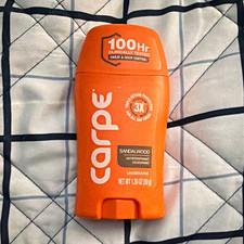 Carpe 100 Hr Antiperspirant Deodorant Stick mixed 4 pack 1.76 oz