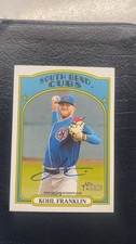 Topps Heritage Minor League Autograph Kohl Franklin ONCARD ROA-KF Cubs Prospect!