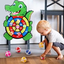 Sticky Ball Dart Board Game - Montessori Educational Toy for Kids 3-7