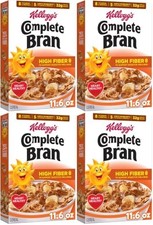 Kellogg's Frosted Bran Breakfast Cereal Whole Grain  Fiber, 11.6oz Pack4