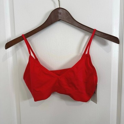 NWT Jenni Intimates Bralette Women s XL Orange Adjustable Strap 