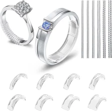 Ring Sizers for Loose Rings 14-Pack Adjuster Kit Fits Bands 1-11Mm