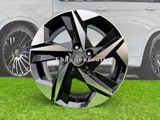4X 17 " 5X114.3 Hyundai RacingLine Style Noir Poli Roues : Pour Santa Fe