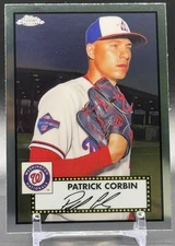 2021 Topps Chrome Platinum Anniversary #285 Patrick Corbin Washington Nationals