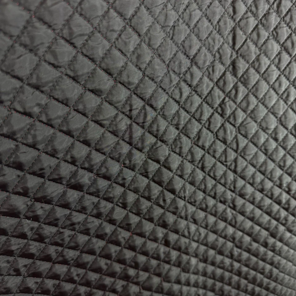 Chaqueta acolchada con botones Sag Harbor 100 % nailon reversible roja negra talla XL Foto 3 de 4