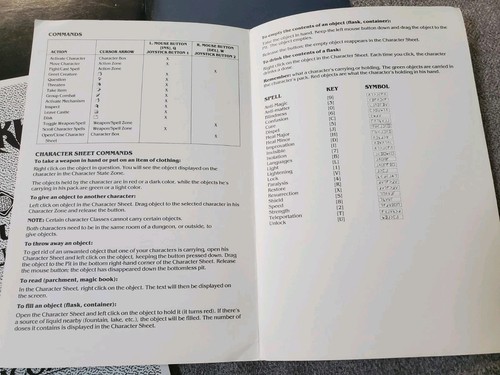 Vintage Drakkhen Big Box Draconian manuals & inserts set - IBM PC - Afbeelding 8 van 12