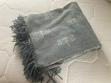 Sophie Allport dragonfly throw in cotton bag - 130 x 164cm BNWT