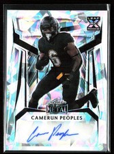 Camerun Peoples 2023 Leaf Metal Silver Ice Auto /7 #BA-CP1