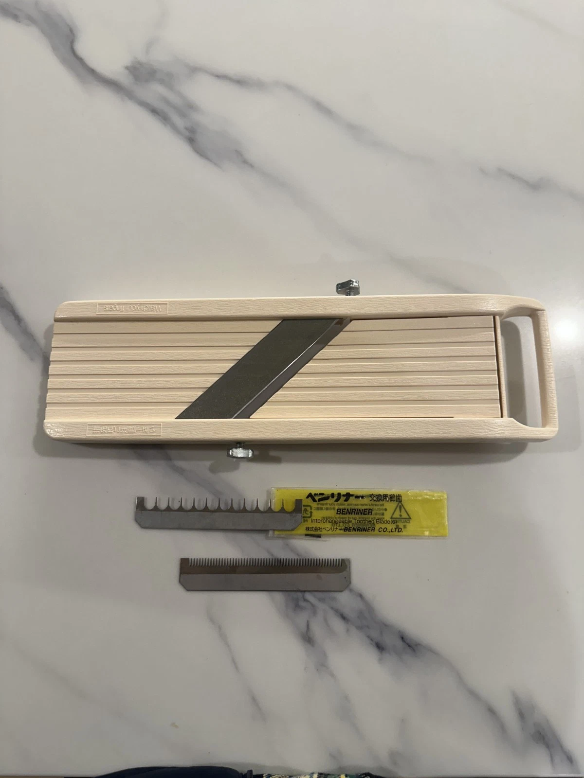 Benriner Vegetable Slicer Mandoline with Extra Blades Made in Japan