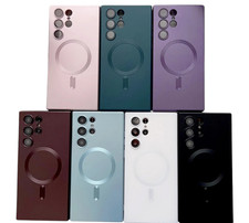 For Samsung Galaxy S26 S25 S24 Ultra Soft Silicone with MagSafe Phone Case