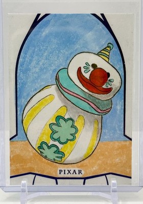 2025 Topps 30 Years of Toy Story Sketch Roly Poly Clown   Niño John Benitez 1/1