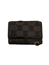 Gucci Key Wallet Key Case 6 Hooks Leather Brown USED TC102-4