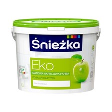 SNIEZKA ECO SNOW WHITE ACRYLIC PAINT 10L for Walls & Ceilings